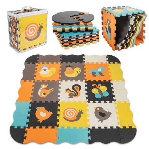 Puzzle piankowe mata kojec dla dzieci 25el