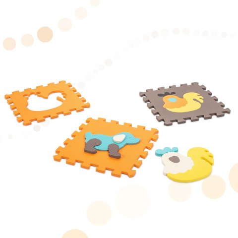 Puzzle piankowe mata kojec dla dzieci 25el