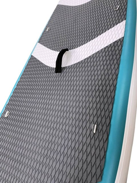 SUP Deska pompowana z akcesoriami niebiesko-szara 320cm 150kg