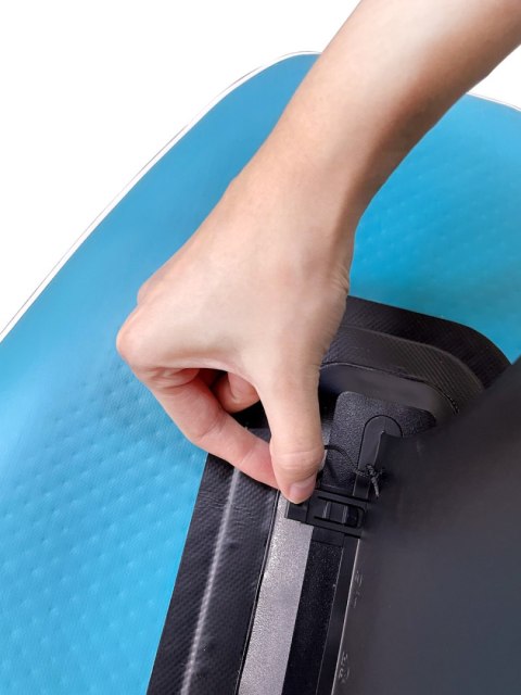 SUP Deska pompowana z akcesoriami niebiesko-szara 320cm 150kg