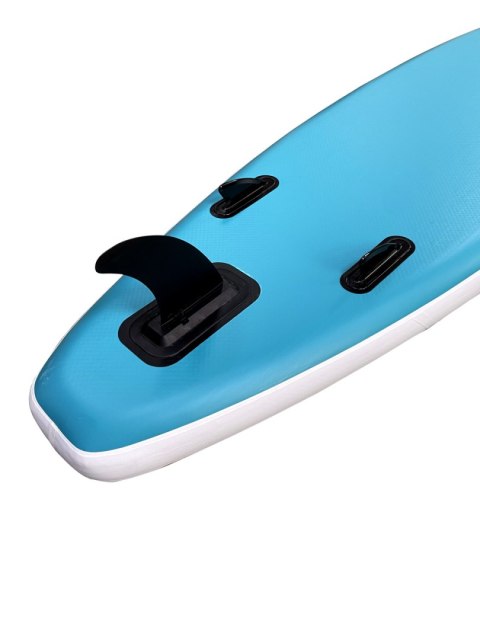 SUP Deska pompowana z akcesoriami niebiesko-szara 320cm 150kg