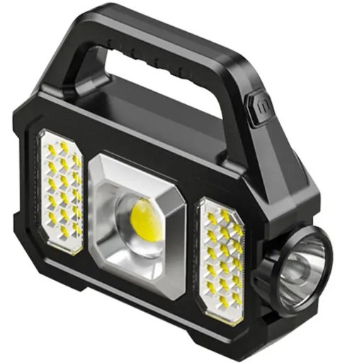 Latarka akuulatorowa powerbank solarna latarka