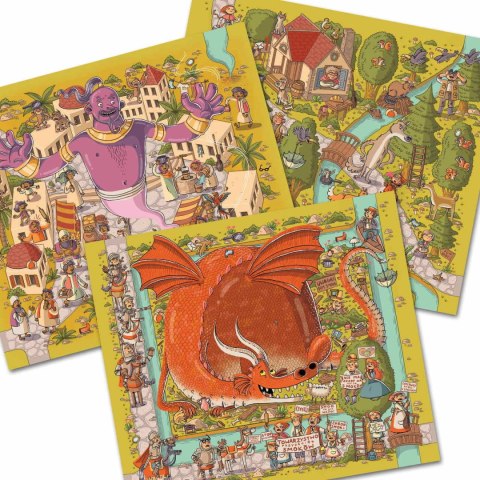 W Krainie Baśni rodzinna gra planszowa na spostrzegawczość Muduko 5+