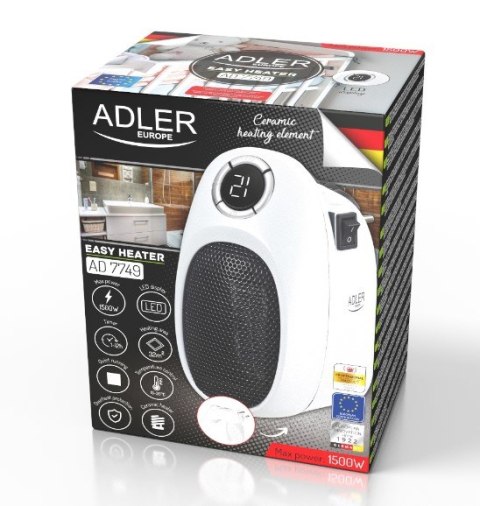 Adler AD 7749 Termowentylator - Easy heater