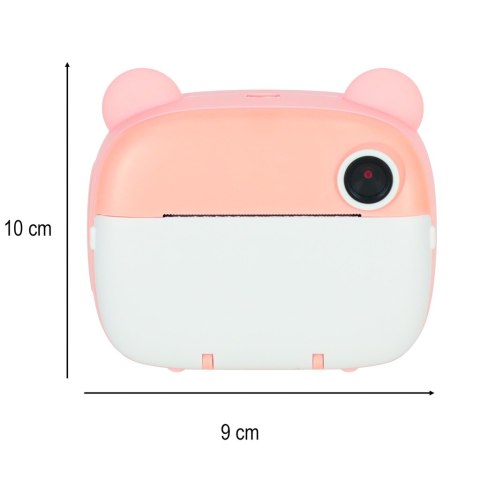 Aparat natychmiastowy dla dzieci miś różowy