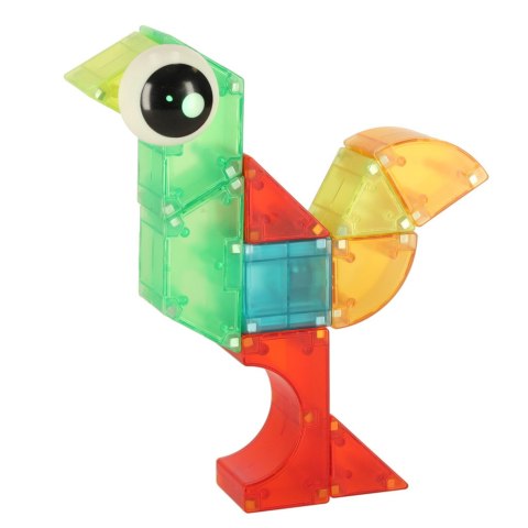 Zestaw Klocków Magnetycznych Świecących 32 Elementy – Kreatywna Zabawa 3+