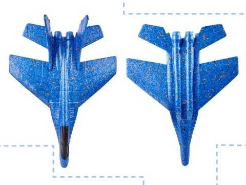 Szybowiec samolot styropianowy rzutka odrzutowiec 44cm