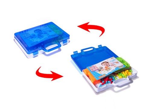 WKRĘTARKA I KLOCKI DO PRZYKRĘCANIA ZESTAW 151 elementów