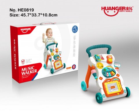 Interaktywny Chodzik, Jeździk, pchacz dla dzieci