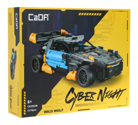 Klocki techniczne CaDA Cyber Night 1176 el. Samochód sportowy Wild Wolf Buggy dla dzieci 8+