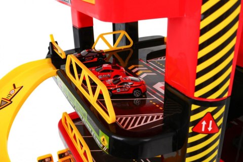 5-poziomowy Parking dla dzieci 3+ Ruchoma winda + 10 autek resoraków + Światła