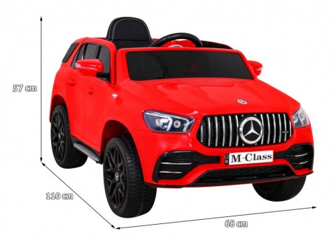 Pojazd Mercedes BENZ M-Class Czerwony