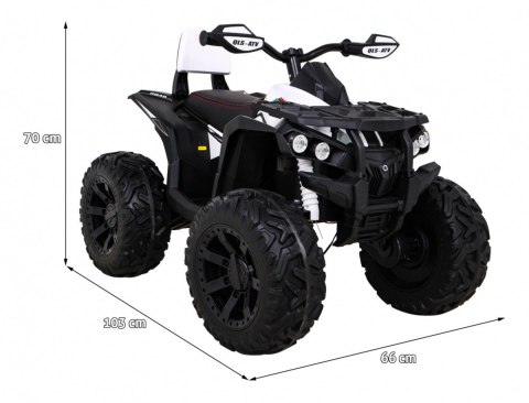 Pojazd Quad ATV Power Biały