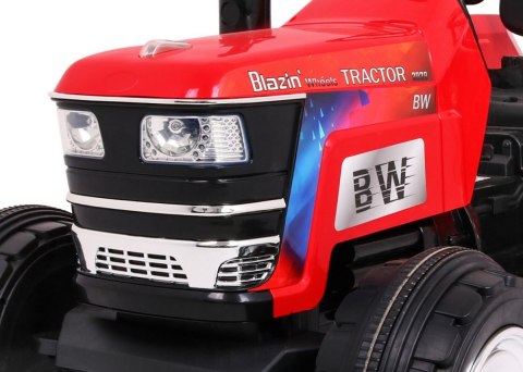 Traktor Blazin BW na akumulator Czerwony + Pilot + Wolny Start + Dźwięki Światła