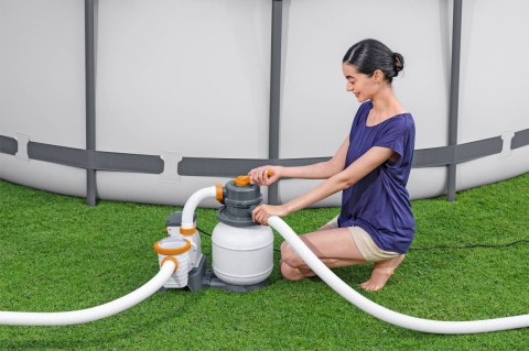 Piaskowa Pompa Filtrująca do basenów BESTWAY 5678 l/h + Złączki + Węże