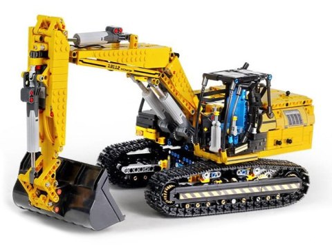 Koparka z klocków Klocki techniczne 1830 elementów Mould King