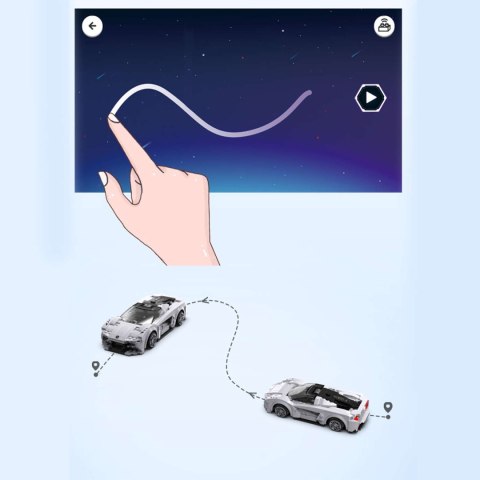 Auto Sportowe klocki Lotus Evija Zdalnie sterowany Pilot + Ap CaDA