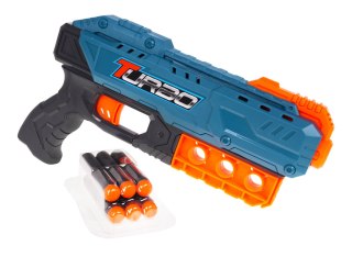Pistolet na strzałki piankowe wyrzutnia + 6 bezpiecznych pocisków