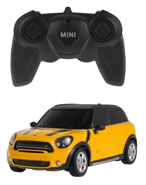 Mini Cooper S Countryman samochód zdalnie sterowany Żółty RASTAR 1:24