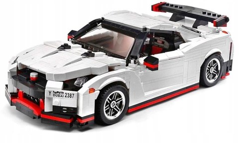 Zestaw Klocków Autko 1034el.Białe Klocki Mould King