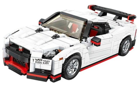 Zestaw Klocków Autko 1034el.Białe Klocki Mould King