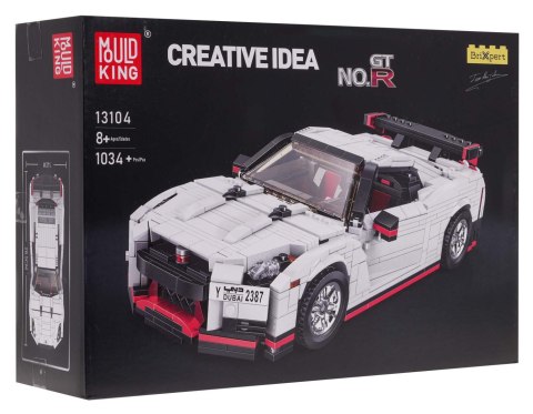 Zestaw Klocków Autko 1034el.Białe Klocki Mould King