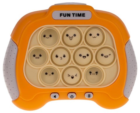 Pop It Gra zręcznościowa elektroniczny Pad Push Bubble żółty