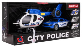 Helikopter policyjny + Auto Policja zestaw
