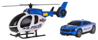 Helikopter policyjny + Auto radiowóz Policja zestaw dźwięki