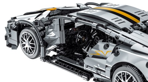 Samochód sportowy z klocków klocki 1356 elementów Super Racing