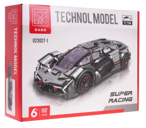 Samochód sportowy z klocków klocki 1512 elementów Super Racing