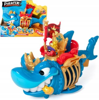 Piratix ship king shark seria golden treasure rekin figurka kolekcjonerska