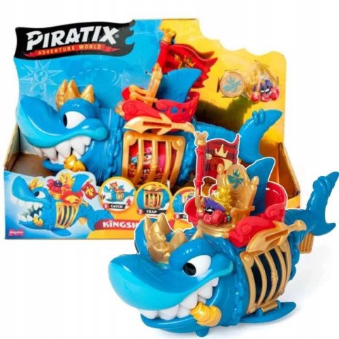 Piratix ship king shark seria golden treasure rekin figurka kolekcjonerska