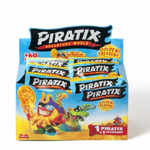 PIRATIX - SERIA GOLDEN TREASURE - SASZETKA KOLEKCJONERSKA Z FIGURKĄ