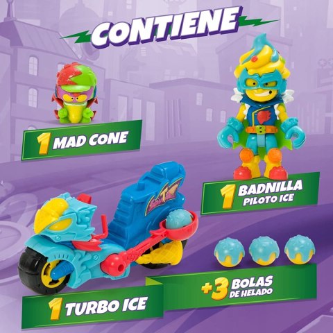 SuperThings Turbo Ice Jumpbike motocykl z katapultą Magic Box figurki