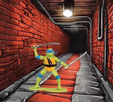 Wojownicze Żółwie Ninja Turtles figurka Leonardo Playmates