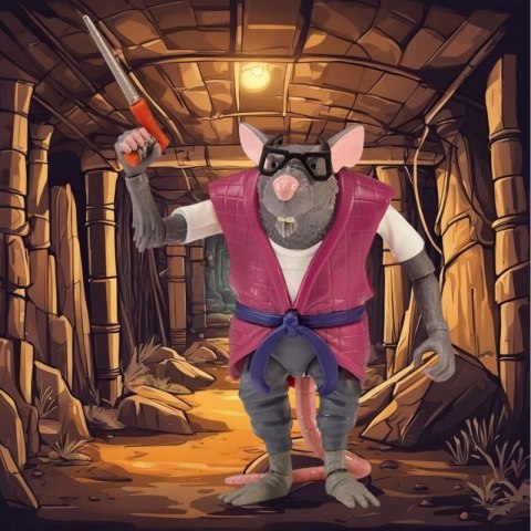 Wojownicze Żółwie Ninja Turtles figurka Splinter Master Sensei + akcesoria