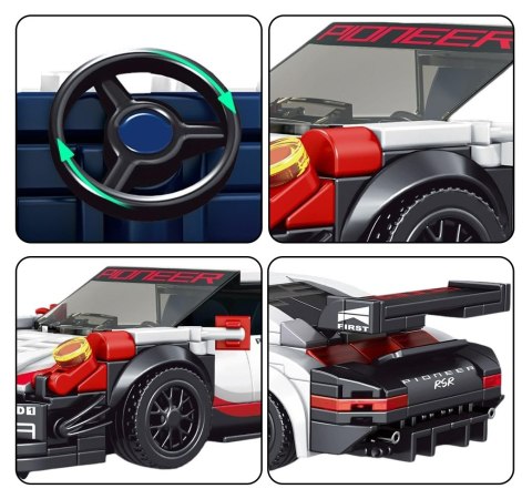 Auto Sportowe klocki 349el. samochód sportowy Mould King