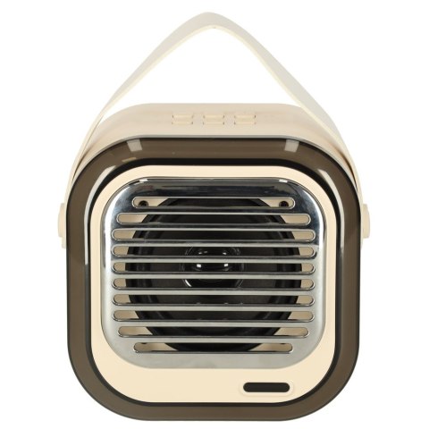 Głośnik do karaoke USB Bluetooth kremowy