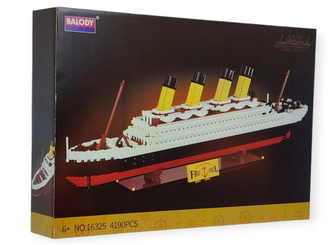 Transatlantyk Pasażerski Statek pasażerski 4190 elementów klocki