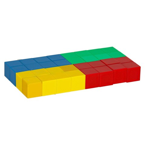 Klocki Magnetyczne Sześcienne 32 el. - Kreatywna Zabawa, Rozwój Manualny