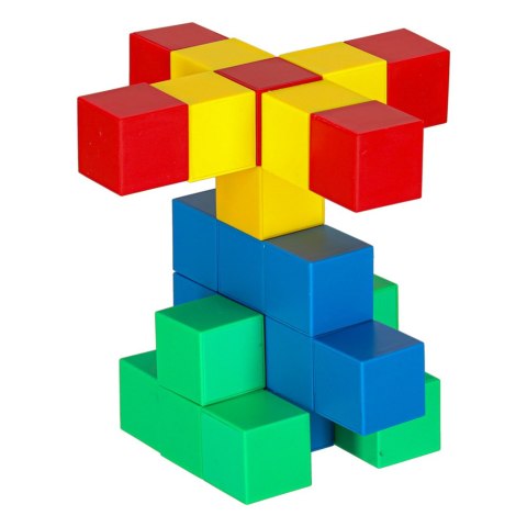 Klocki Magnetyczne Sześcienne 32 el. - Kreatywna Zabawa, Rozwój Manualny