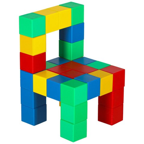 Klocki Magnetyczne Sześcienne 32 el. - Kreatywna Zabawa, Rozwój Manualny