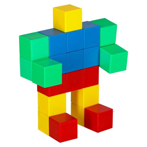 Klocki Magnetyczne Sześcienne 32 el. - Kreatywna Zabawa, Rozwój Manualny