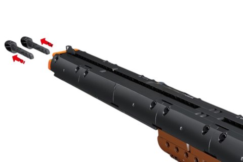 Zestaw Klocków strzelba dubeltówka klocki 1015el.