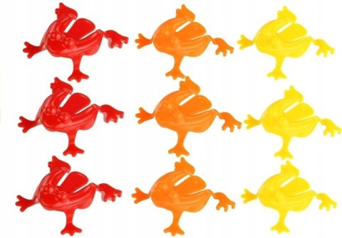 Wesoła Gra Zręcznościowa - SKACZĄCE ŻABKI "Jumping frog" Pchełki