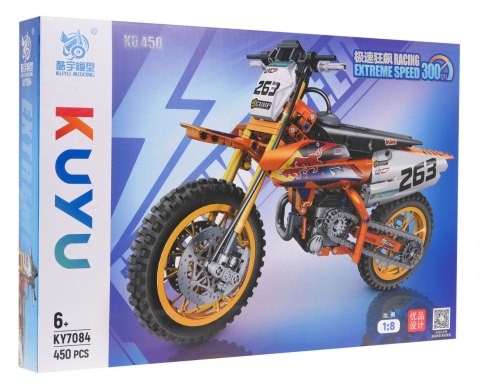 Motocykl Cross z klocków 450el. zestaw klocków