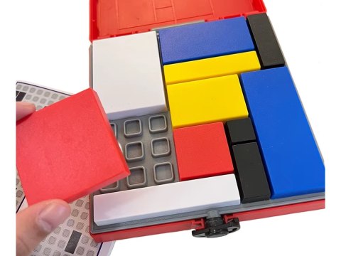 Logiczna gra zręcznościowa IQ Puzzle, Układanka, Łamigłówka, Kolorowe klocki