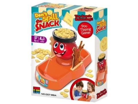 Zabawna gra zręcznościowa Wesoły garnuszek "Don't spill the Snack" Nie strać przekąski, Równoważnia