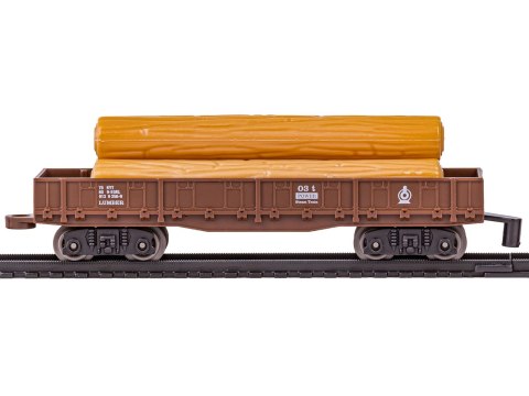 Elektryczna Kolejka Lokomotywa - Parowóz + 3 Wagony